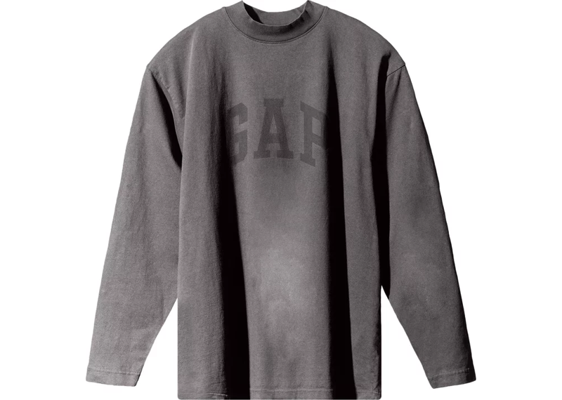 Yeezy Gap Engineered by Balenciaga Dove Long-Sleeve Tee Dark Grey