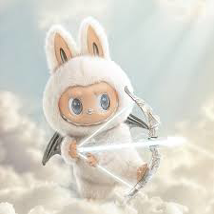 POP MART THE MONSTERS ANGEL IN CLOUDS Vinyl Plush Doll ZIMOMO