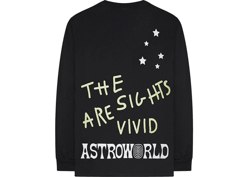 Travis Scott Astroworld Enjoy The Ride L/S Tee Black