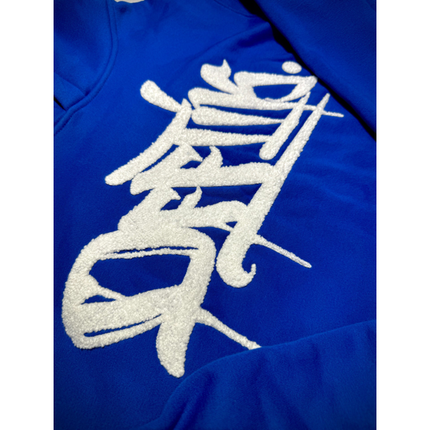 OFF-TIK SIGNATURE HOODIE BLUE/WHITE