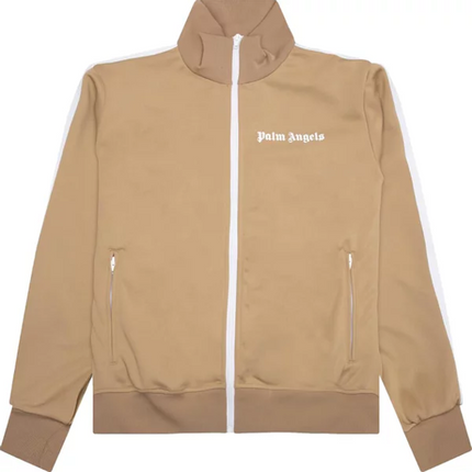 Palm Angels Classic Track Jacket Beige/White