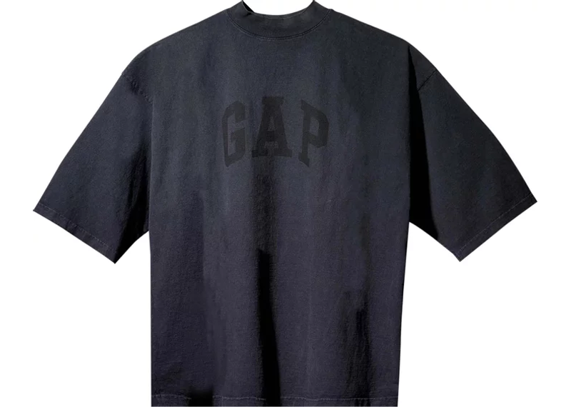 Yeezy Gap Engineered by Balenciaga Dove 3/4 Sleeve Tee Washed Black
