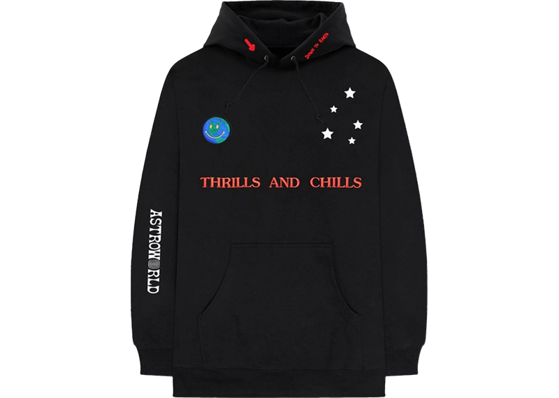Cactus Jack by Travis Scott Astroworld World Peace Hoodie Black