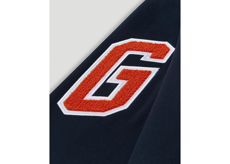 GEEDUP TEAM LOGO HOODIE NAVY/BURNT ORANGE