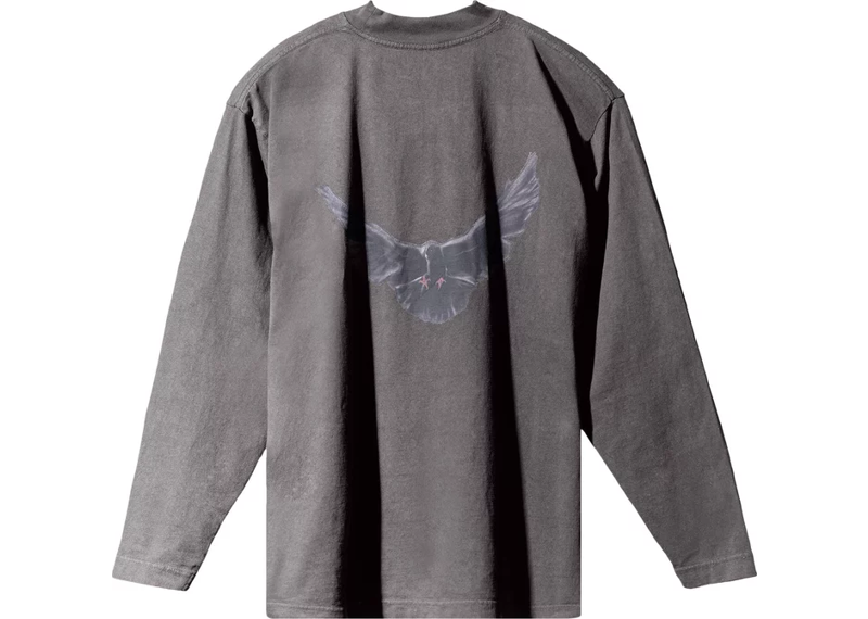 Yeezy Gap Engineered by Balenciaga Dove Long-Sleeve Tee Dark Grey