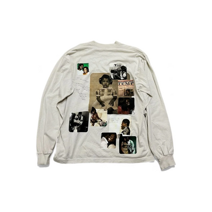 Kanye Donda LP Sample Long Sleeve Beige