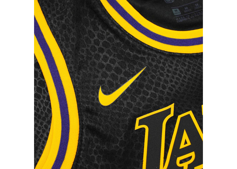 NIKE KOBE BRYANT MAMBA MENTALITY LOS ANGELES LAKERS CITY EDITION SWINGMAN JERSEY