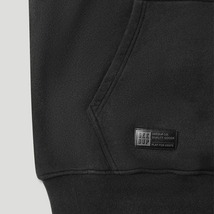 Geedup Team Logo Hoodie Vintage Washed Black