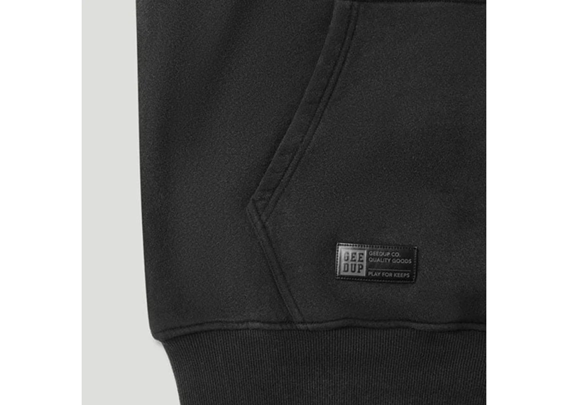 Geedup Team Logo Hoodie Vintage Washed Black