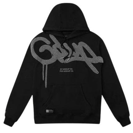 Geedup Handstyle Hoodie Black / Grey