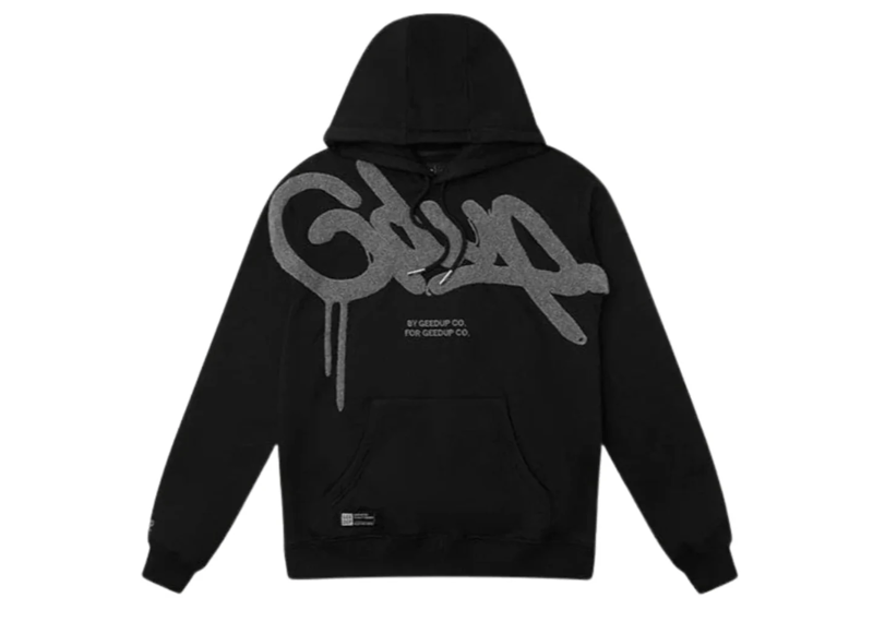 Geedup Handstyle Hoodie Black / Grey