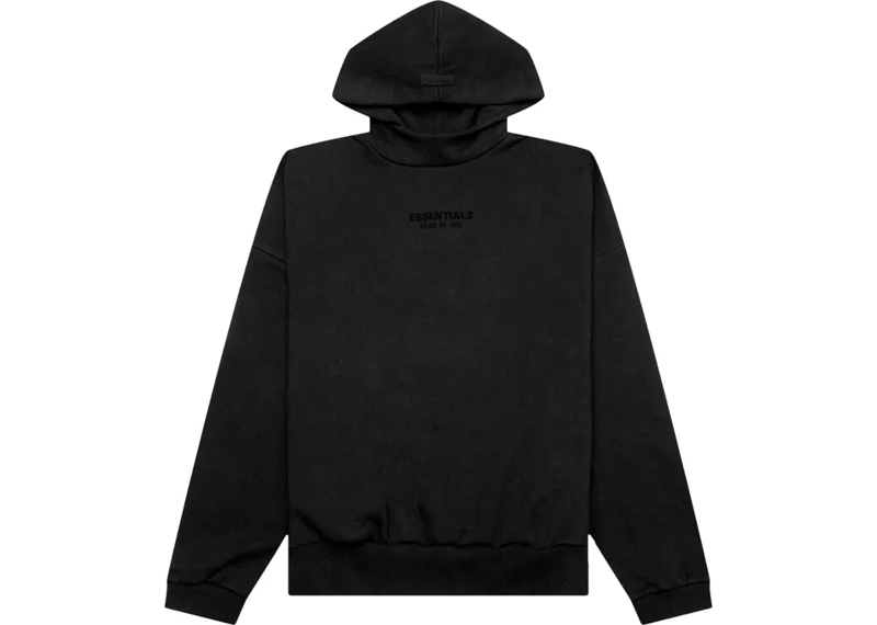 Fear of God Essentials Hoodie (FW23) Jet Black