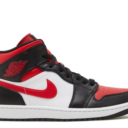 Nike Air Jordan 1 Mid Bred Toe