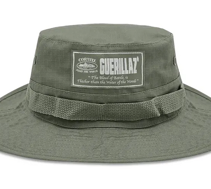 Corteiz Alcatraz Bucket Hat Khaki Green