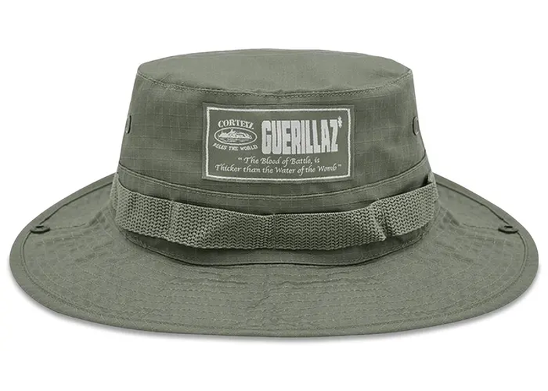 Corteiz Alcatraz Bucket Hat Khaki Green