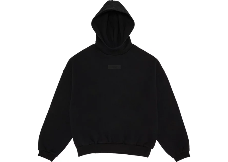 Fear of God Essentials Hoodie (SS24) Jet Black Patch Logo