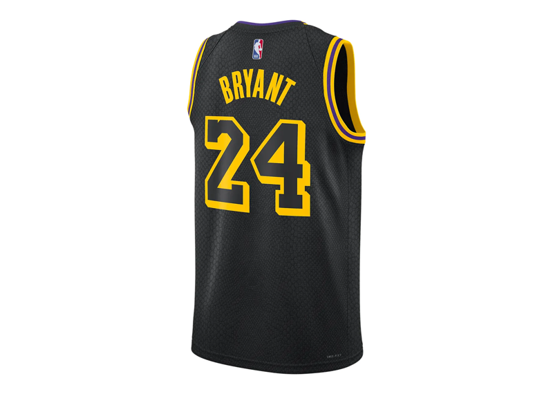 NIKE KOBE BRYANT MAMBA MENTALITY LOS ANGELES LAKERS CITY EDITION SWINGMAN JERSEY