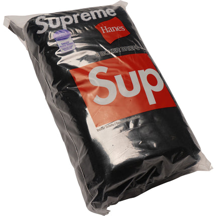 Supreme Hanes Boxer Briefs (4 Pack) Black