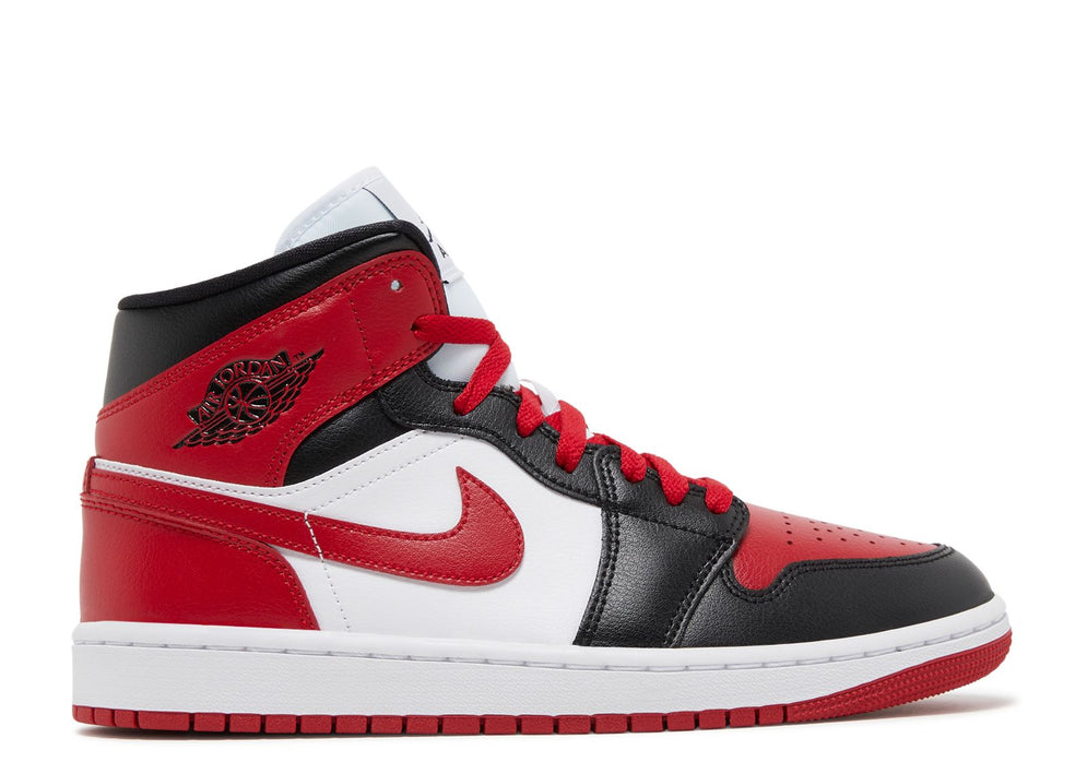 Nike Air Jordan 1 Mid Wmns Alternate Bred Toe