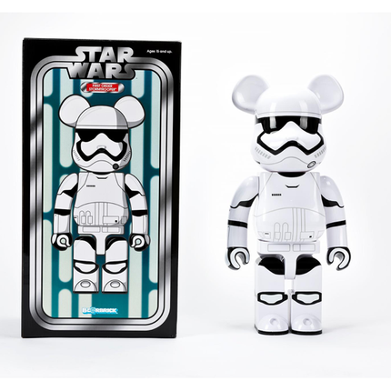 Bearbrick First Order Stormtrooper 400% White