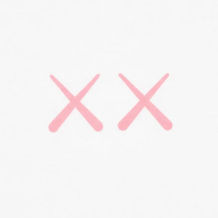 KAWS X UNIQLO PINK BFF TEE