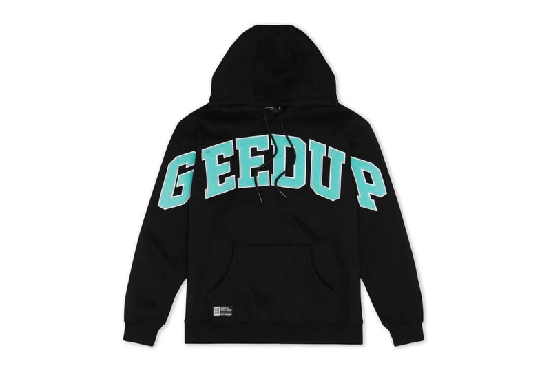 GEEDUP TEAM LOGO HOODIE NAVY/TEAL