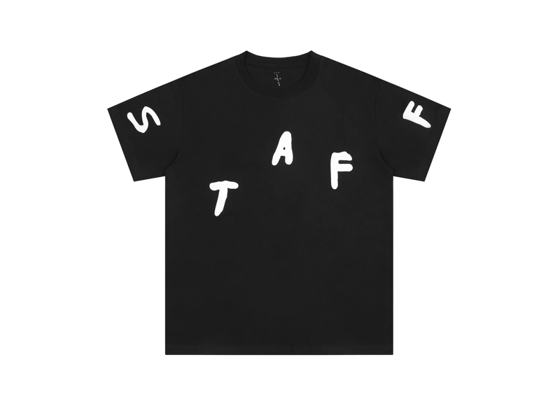 Cactus Jack by Travis Scott Astrofest Staff 2019 T-Shirt Black