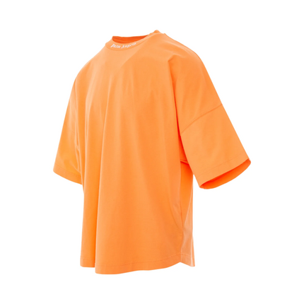 Palm Angels Classic Logo Oversize T-Shirt In Mock Orange/White