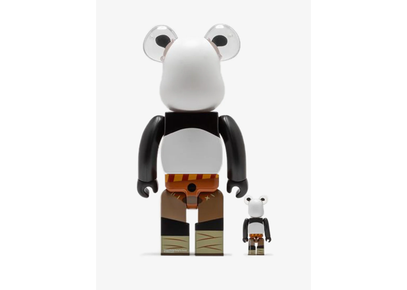 Bearbrick x Kung Fu Panda 100%