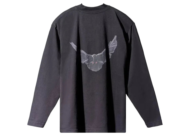 Yeezy Gap Engineered by Balenciaga Dove Long-Sleeve Tee Black