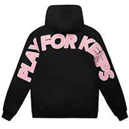 Geedup Play For Keeps Hoodie Black / Pink