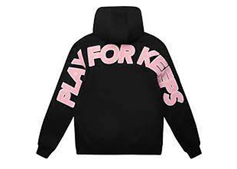 Geedup Play For Keeps Hoodie Black / Pink