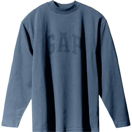 Yeezy Gap Engineered by Balenciaga Dove Long-Sleeve Tee Dark Blue