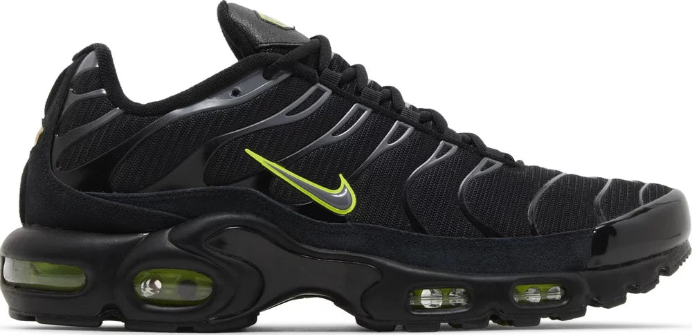Nike air max plus volt black neon green sales