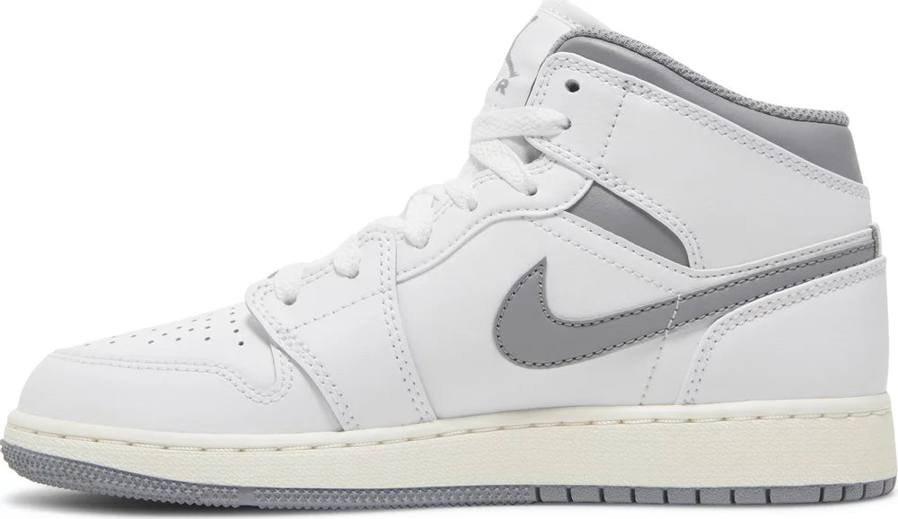 Nike Air Jordan 1 Mid GS Neutral Grey Sample