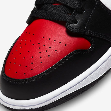 Nike Air Jordan 1 Mid Bred Toe