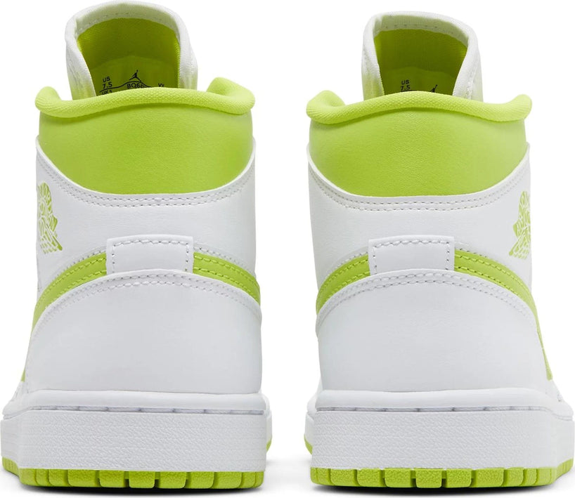 Nike Air Jordan 1 Mid Wmns White Lime