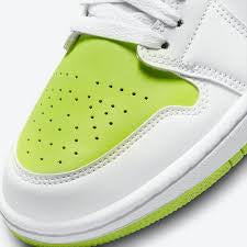 Nike Air Jordan 1 Mid Wmns White Lime
