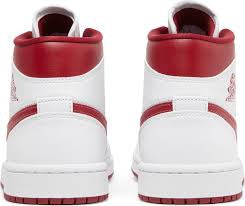 Nike Air Jordan 1 Mid Wmns White Pomegranate