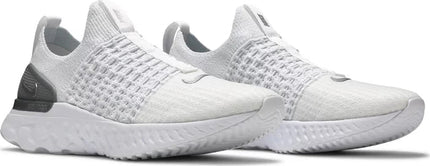 Wmns React Phantom Run Flyknit 2 True White Silver