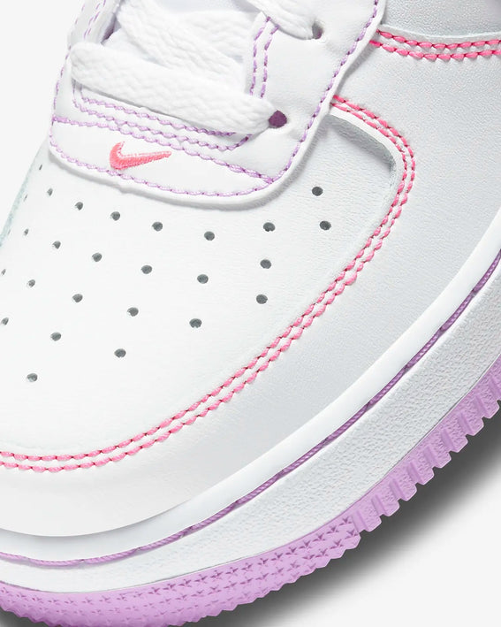 Nike Air Force 1 07 Low GS Contrast Stitch - Fuchsia Glow
