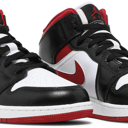 Nike Air Jordan 1 Mid Black Gym Red