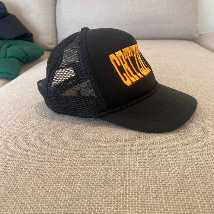 Corteiz Cultfiction Trucker Hat Black