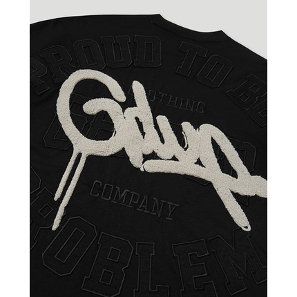 GEEDUP PROUD TO BE A PROBLEM T-SHIRT BLACK/GREY