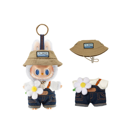 POP MART THE MONSTERS LABUBU Fall in Wild Vinyl Plush Doll Pendant Keychain
