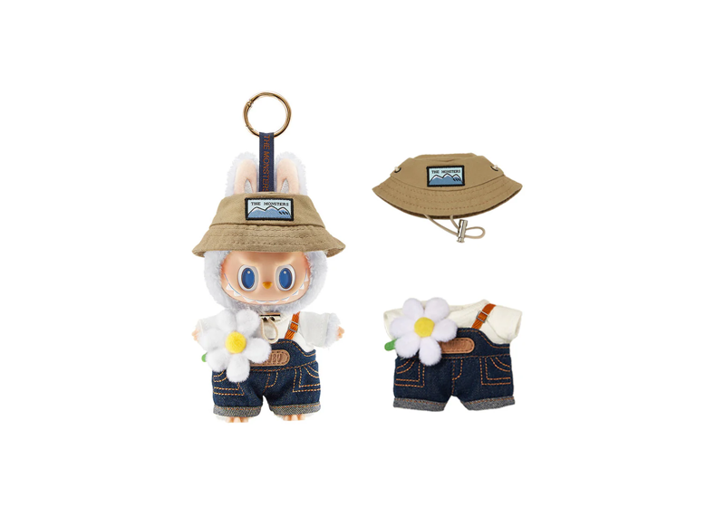 POP MART THE MONSTERS LABUBU Fall in Wild Vinyl Plush Doll Pendant Keychain