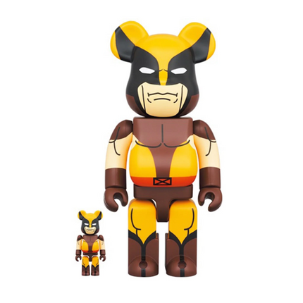 Bearbrick x Marvel X-Men Wolverine (Brown Ver.) 100%