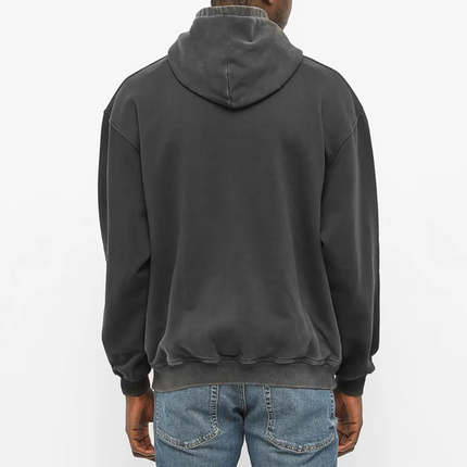 REPRESENT PIT CREW HOODIE VINTAGE BLACK