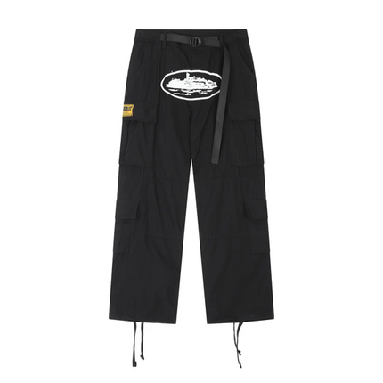 Corteiz 4Starz Special Edition Guerillaz Cargos Black/White