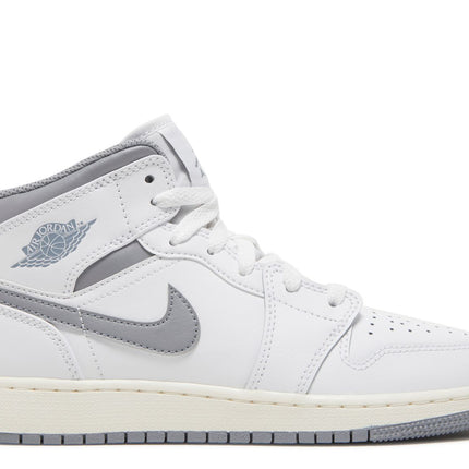 Nike Air Jordan 1 Mid GS Neutral Grey Sample
